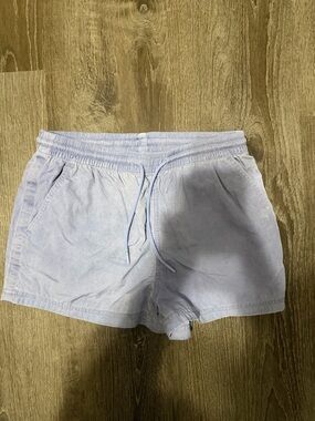Athleta Periwinkle Drawstring Waist Shorts size 0